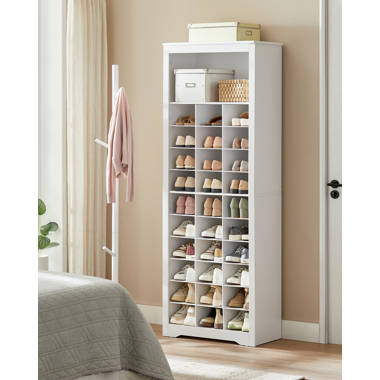 Kahl 36 pair shoe rack white sale